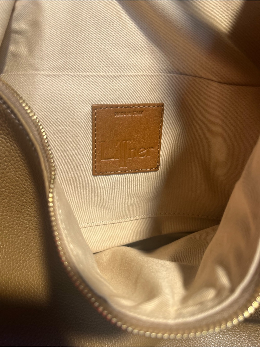 Liffner slouched underarm Honey Brown high quality Leather Bobo Bag - Picture 11 of 12